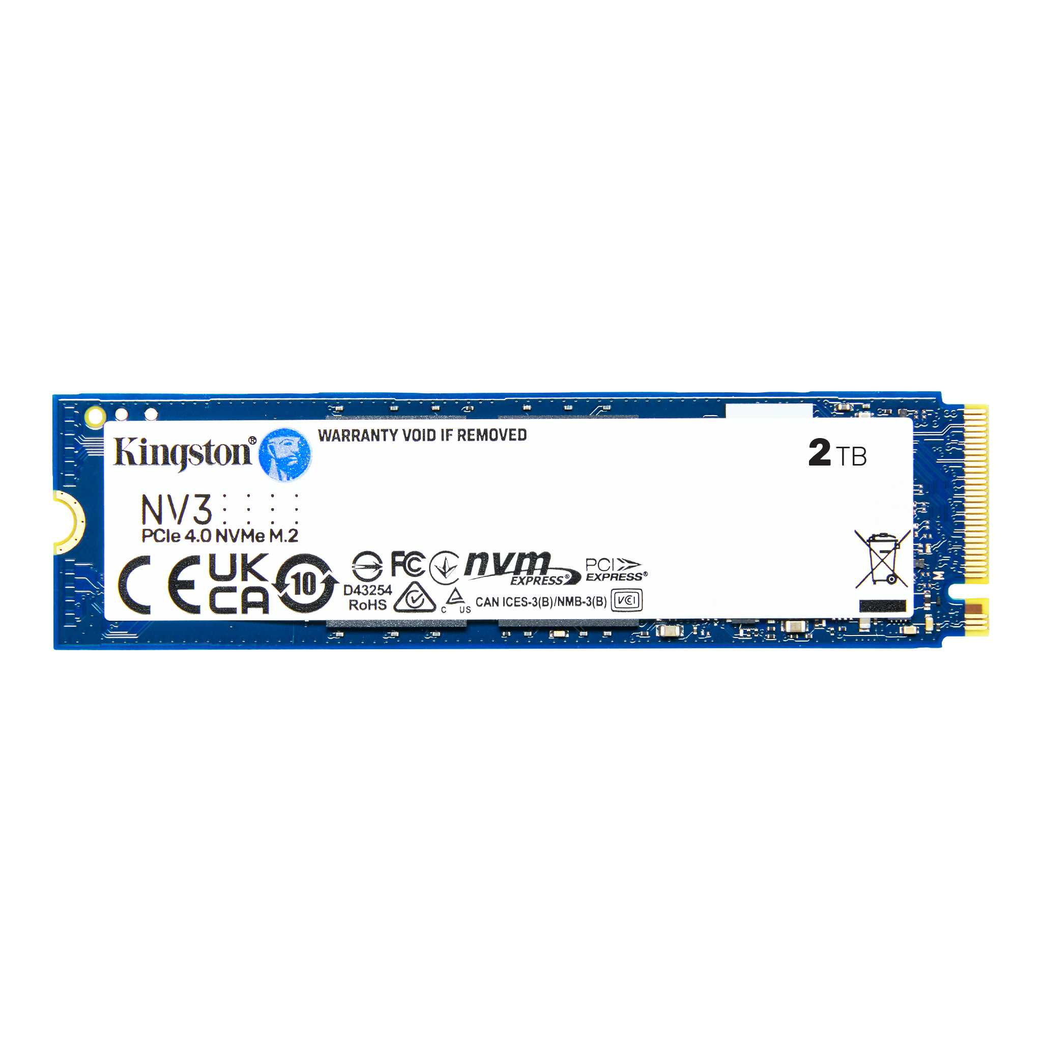 SSD 2TB KINGSTON NV3 (M.2 NVME GEN 4) (6.000/5.000MB/s)