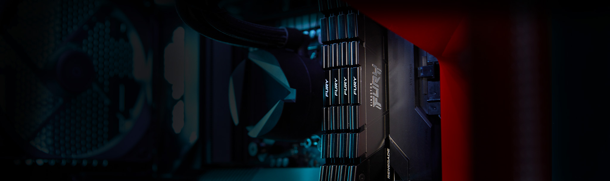 MEMÓRIA RAM 32GB (2X16GB) KINGSTON FURY RENEGADE DDR4 3600MHZ CL16 DIMM KF436C16RB1K2/32