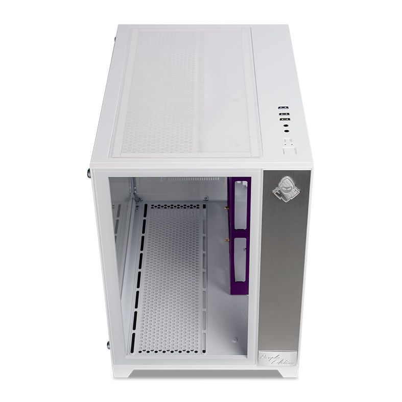 Gabinete Gamer Mancer CV300 (WHITE & PURPLE)