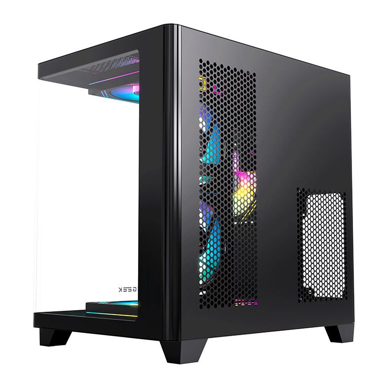 GABINETE GAMER ACEGEEK ARCANE AG-ARCANE-BK MID-TOWER MICRO-ATX/MINI-ITX LATERAL DE VIDRO PRETO