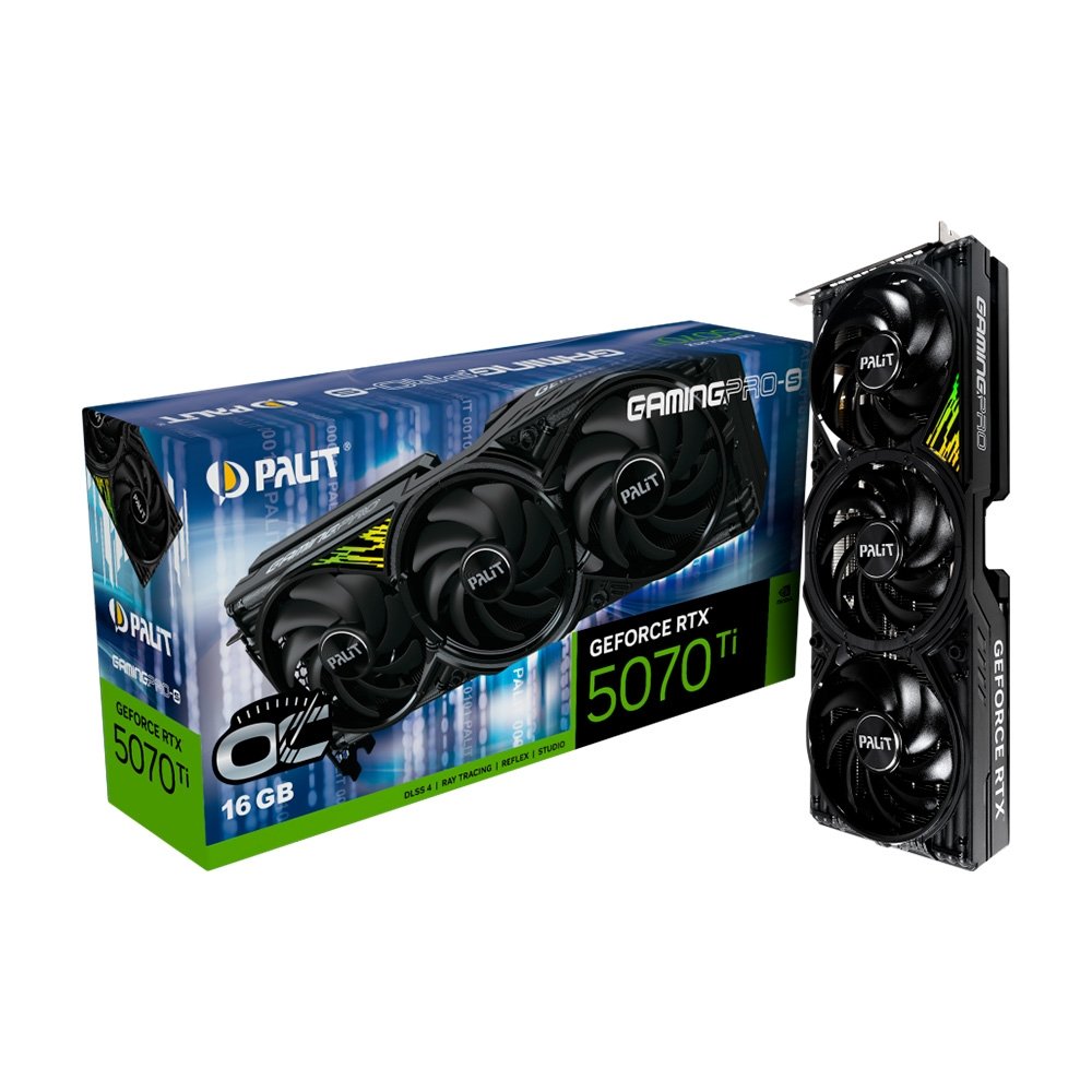 RTX 5070 TI 16GB PALIT GAMING PRO-S OC GDDR7 256-BIT