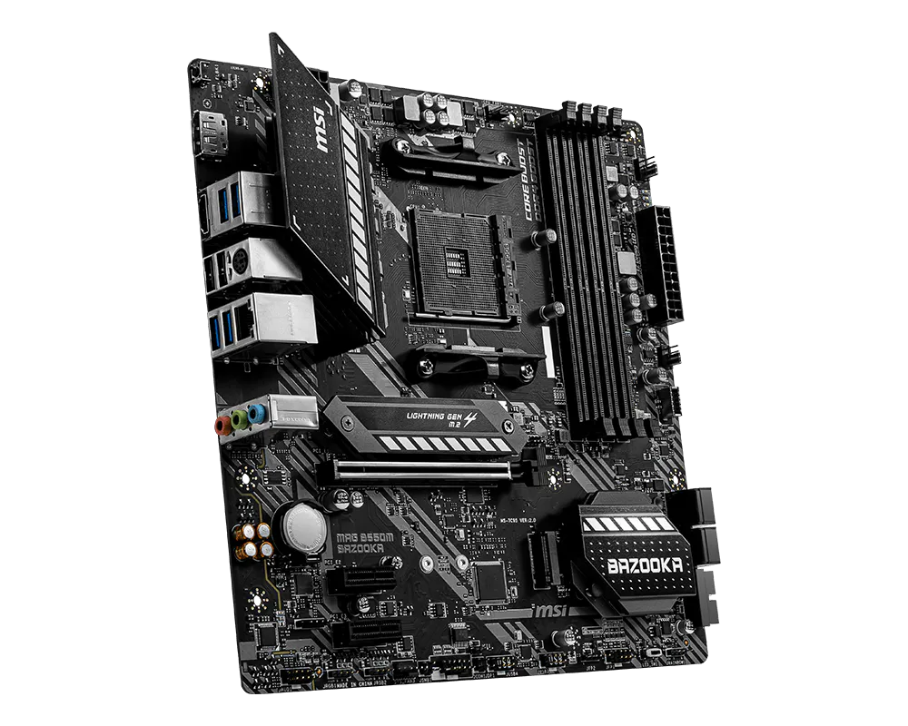 PLACA-MÃE MSI MAG B550M BAZOOKA AM4 B550 DDR4 MATX