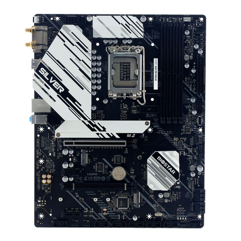 PLACA MÃE BIOSTAR B760A-SILVER (DDR5)