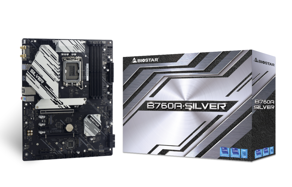 PLACA MÃE BIOSTAR B760A-SILVER (DDR5)