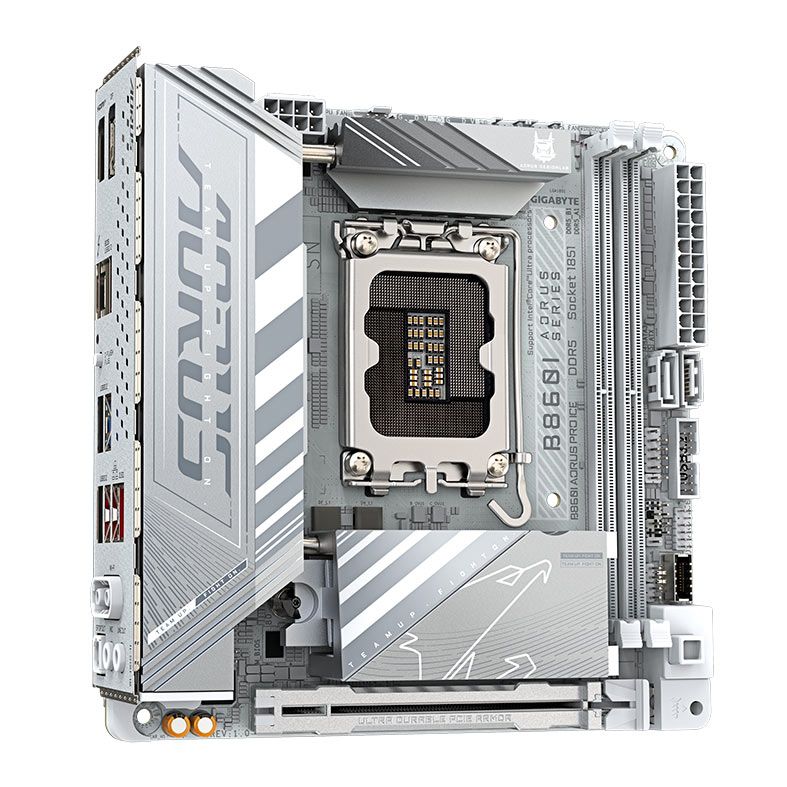 PLACA MÃE B860I AORUS PRO ICE GIGABYTE (WI-FI 7) DDR5 MINI-ITX