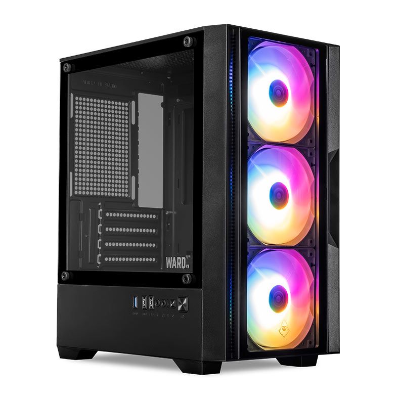 Gabinete Gamer Mancer WARD V3 (COM 3 FANS)