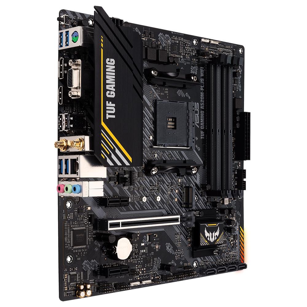 PLACA MÃE ASUS TUF GAMING A520M-PLUS (WI-FI)