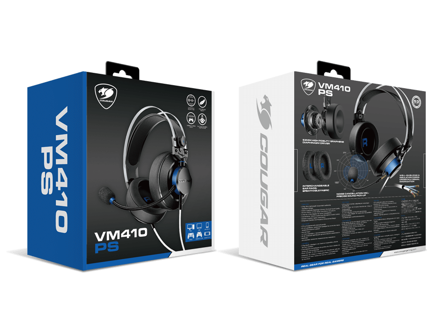 HEADSET GAMER COUGAR VM410 - PS