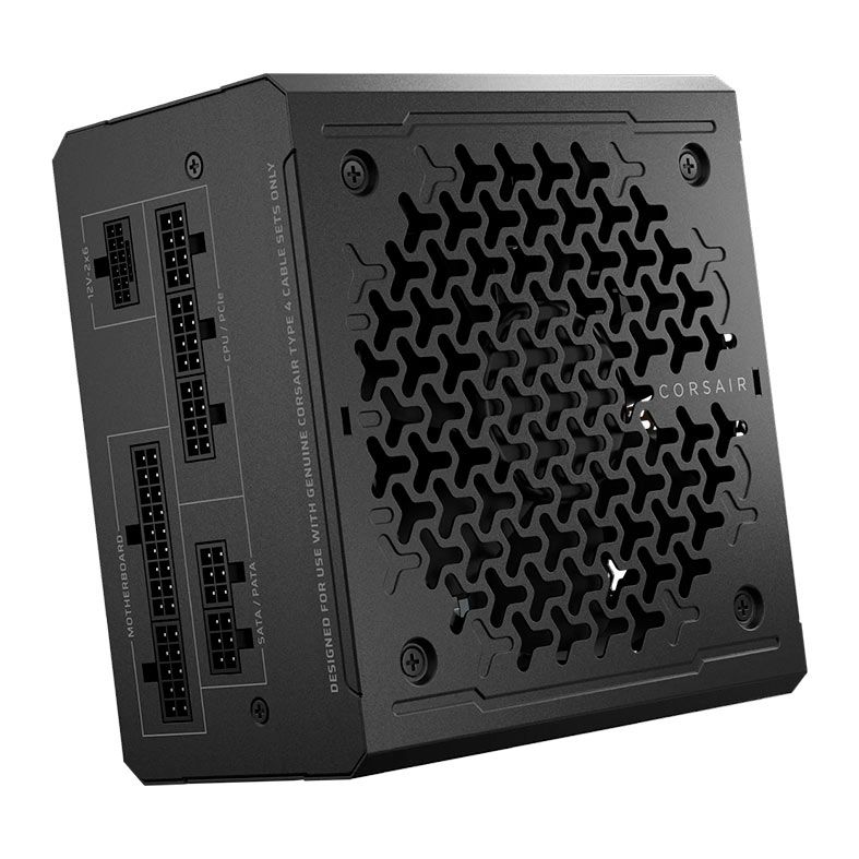 FONTE 850W CORSAIR RM850E FULL MODULAR ATX 3.1 PCIE 5.1 CYBENETICS GOLD PRETA CP-9020296-BR