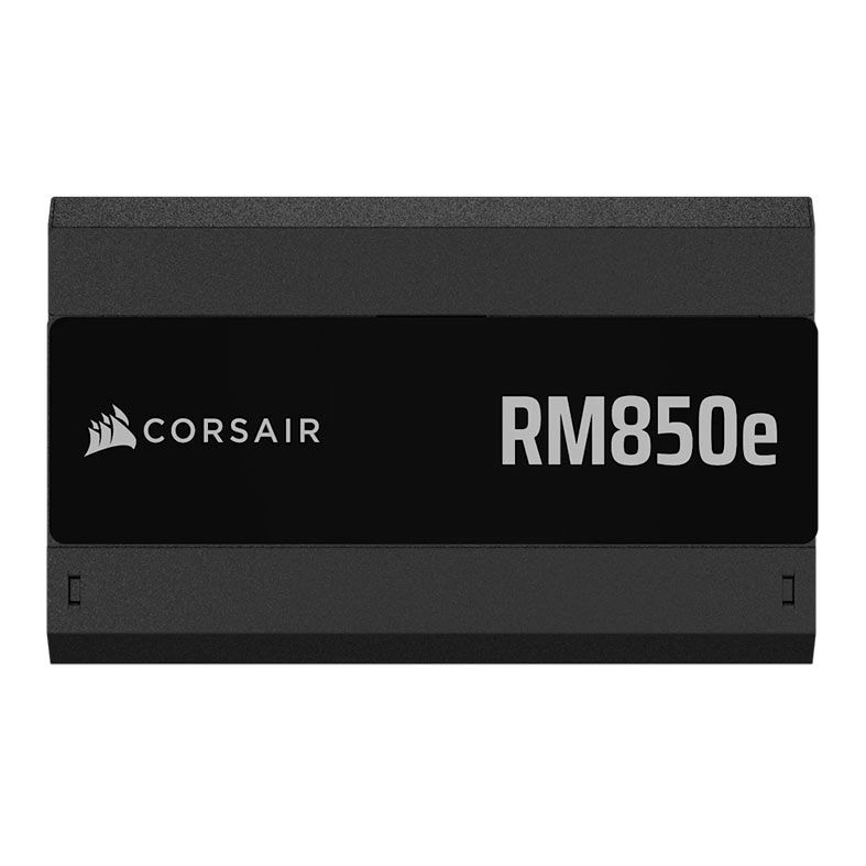FONTE 850W CORSAIR RM850E FULL MODULAR ATX 3.1 PCIE 5.1 CYBENETICS GOLD PRETA CP-9020296-BR