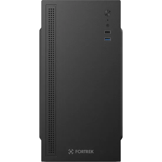 GABINETE OFFICE FORTREK GO12 COMPACT PRETO M-ATX/MINI-ITX GPU 250MM COOLER 145MM