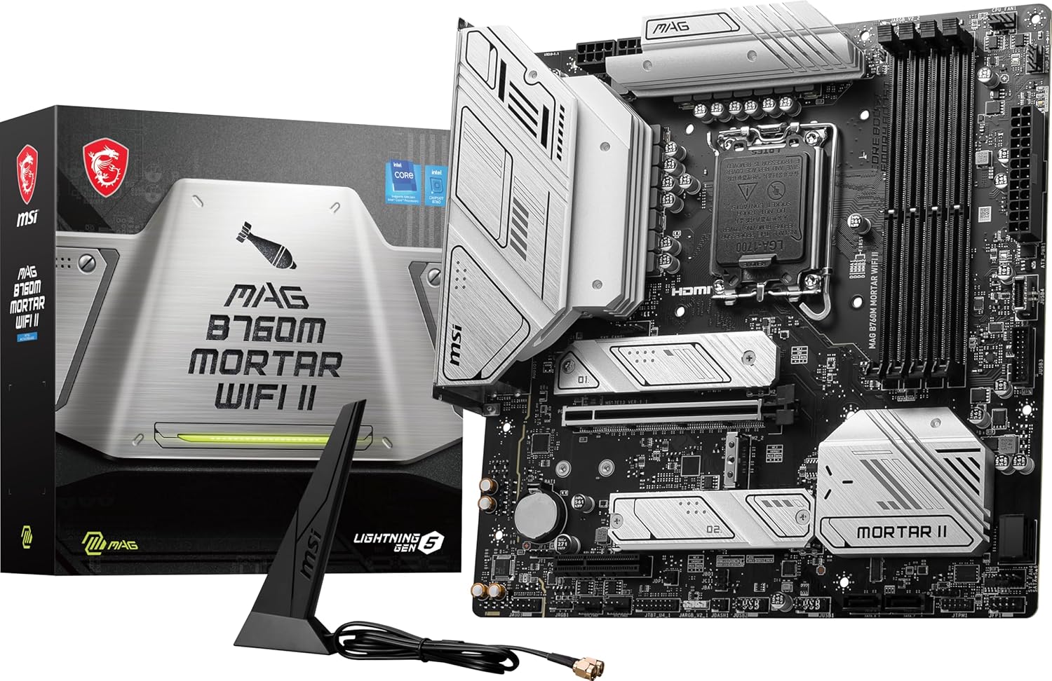 PLACA MÃE MSI MAG B760M MORTAR WIFI II