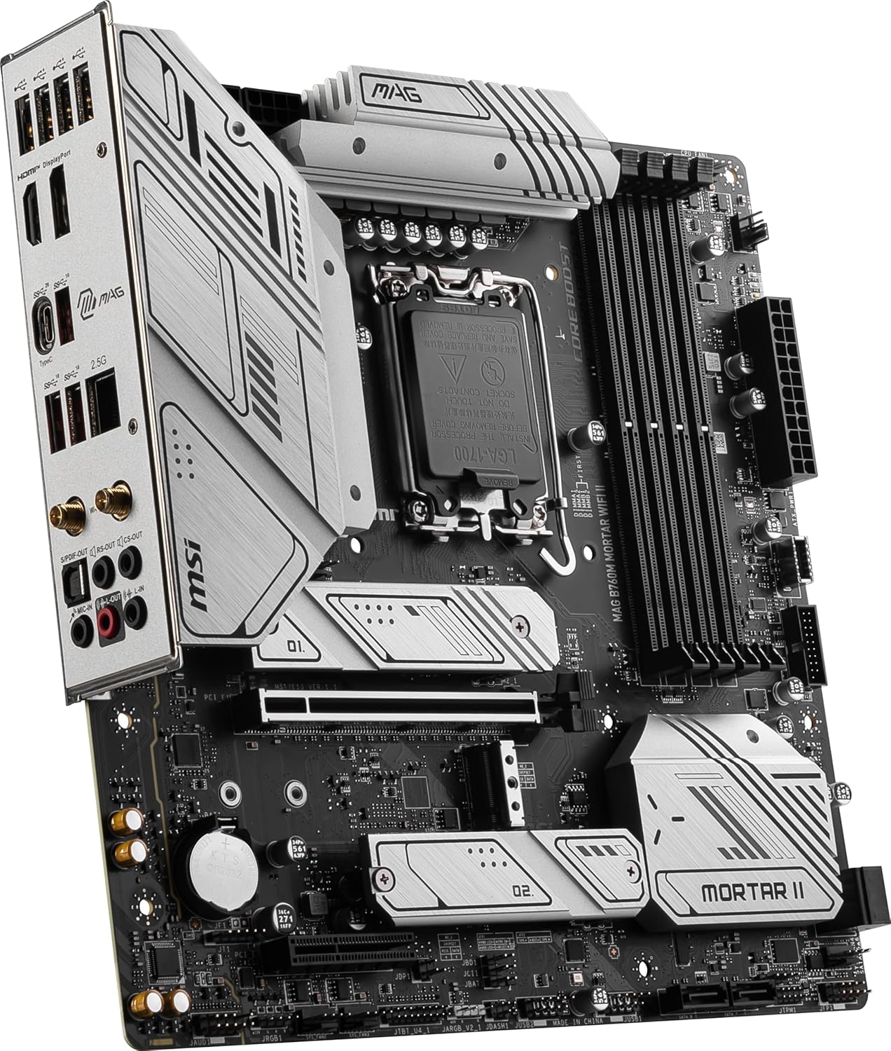 PLACA MÃE MSI MAG B760M MORTAR WIFI II