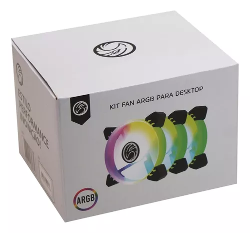COOLER FAN BRAZIL PC ARGB (KIT COM 3)
