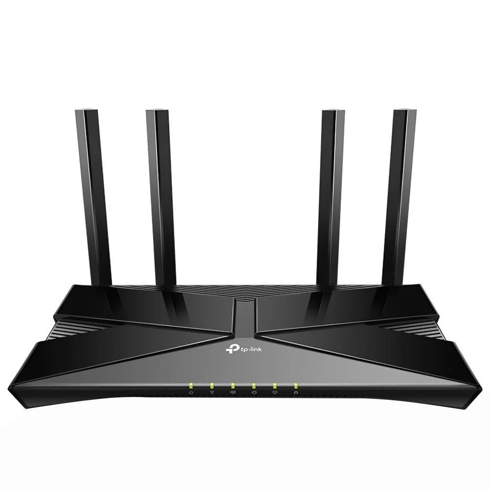 ROTEADOR TP-LINK ARCHER AX53 AX3000 WI-FI 6 DUAL BAND GIGABIT 4 ANTENAS PRETO