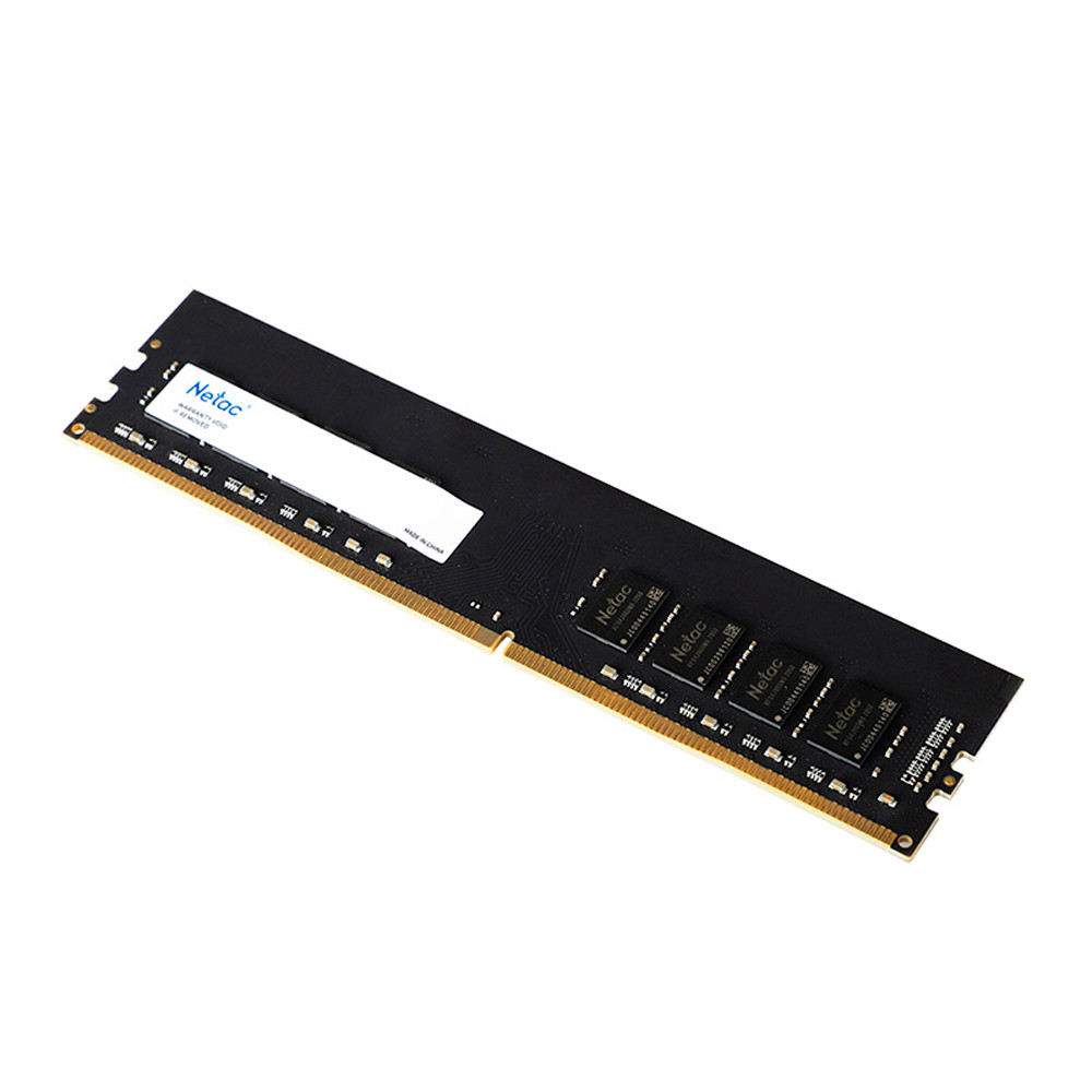 MEMÓRIA RAM 16GB NETAC BASIC DDR4 3200MHZ UDIMM CL22 NTBSD4P32SP-16J