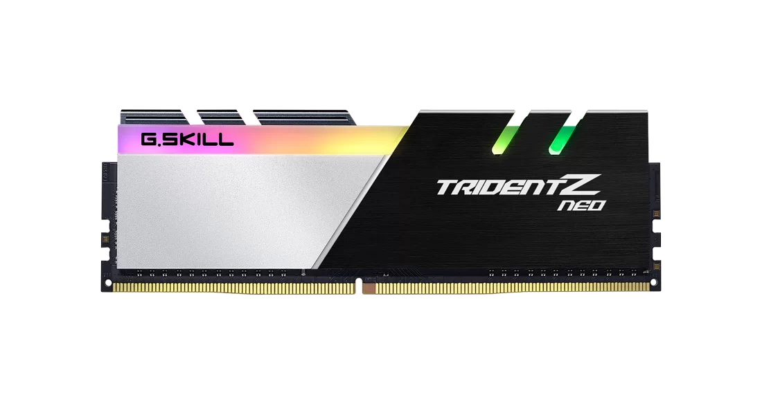 MEMÓRIA RAM 32GB (2X16GB) G.SKILL TRIDENT Z NEO RGB DDR4 3600MHZ CL16 F4-3600C16D-32GTZNC