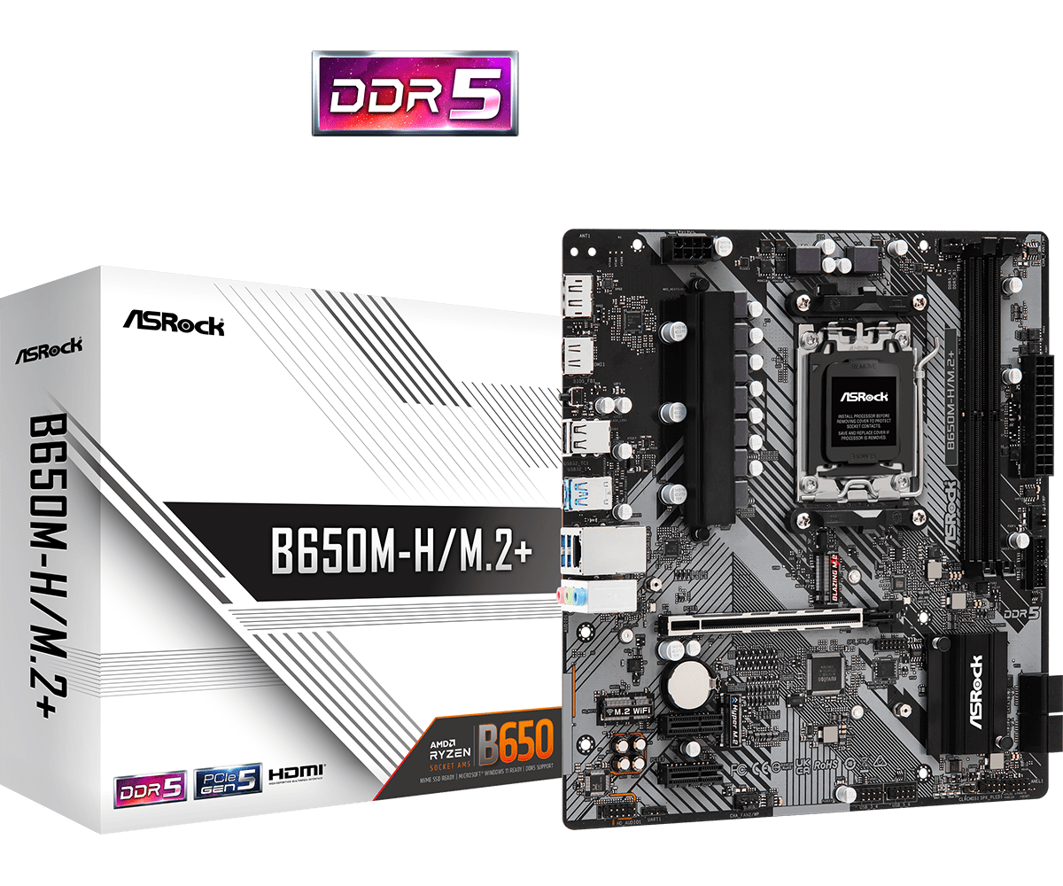 PLACA MÃE B650M-H ASROCK