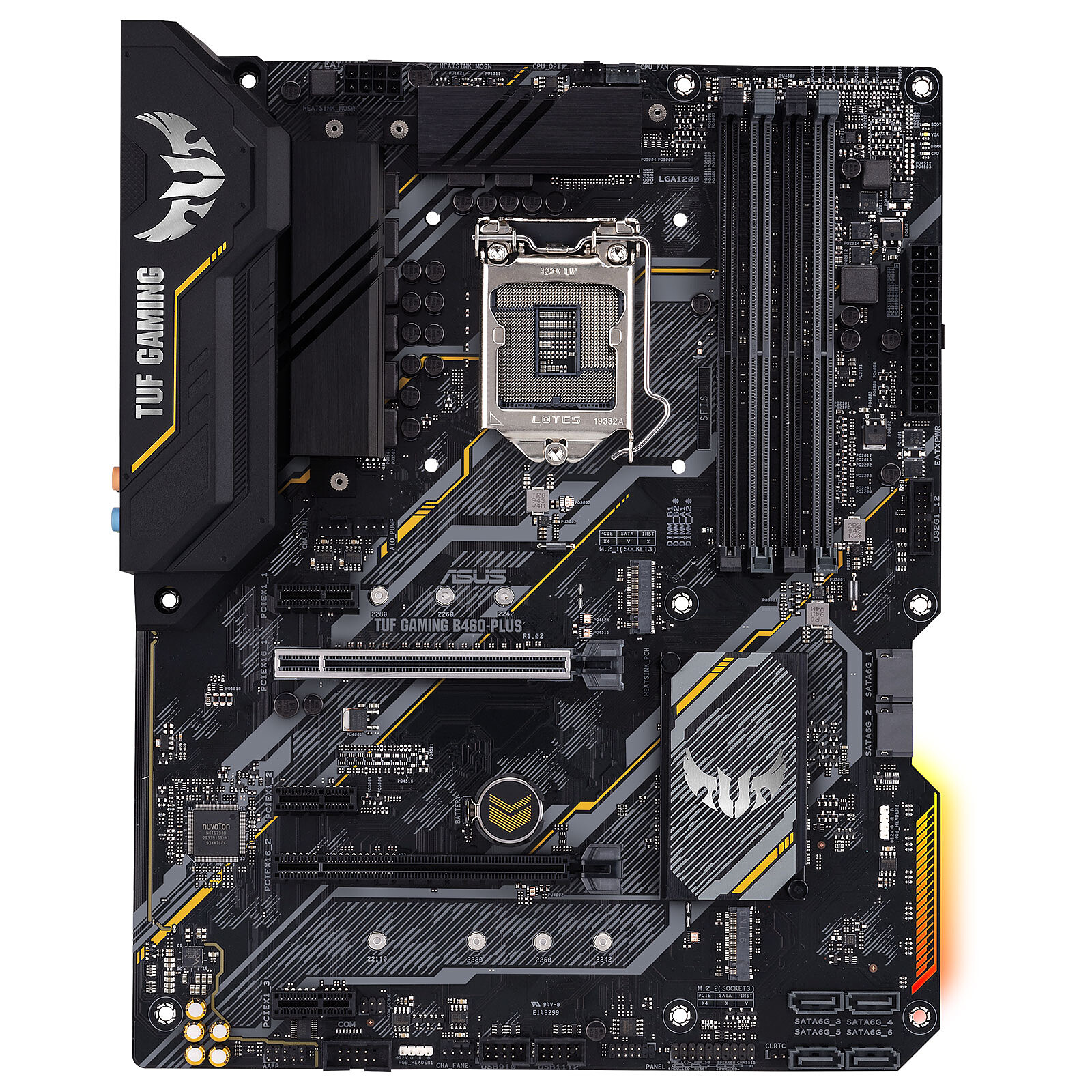 PLACA-MÃE ASUS TUF GAMING B460-PLUS LGA1200 B460 ATX DDR4