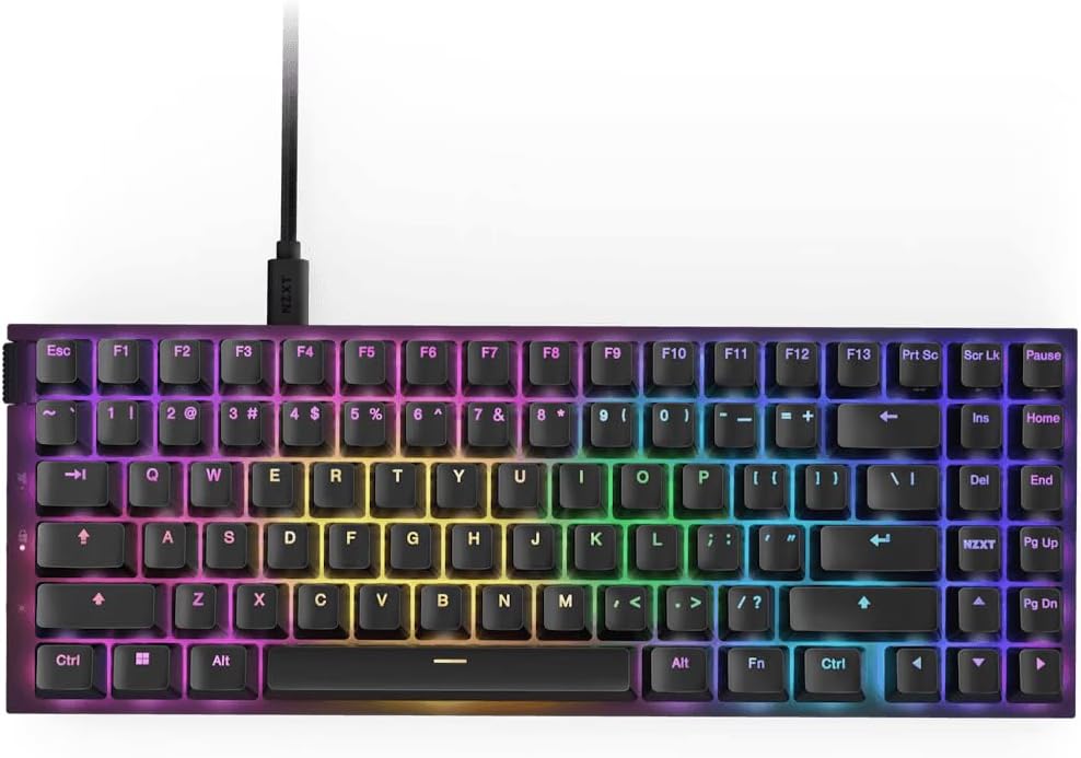 TECLADO ÓPTICO GAMER NZXT FUNCTION 2 MINITKL RGB
