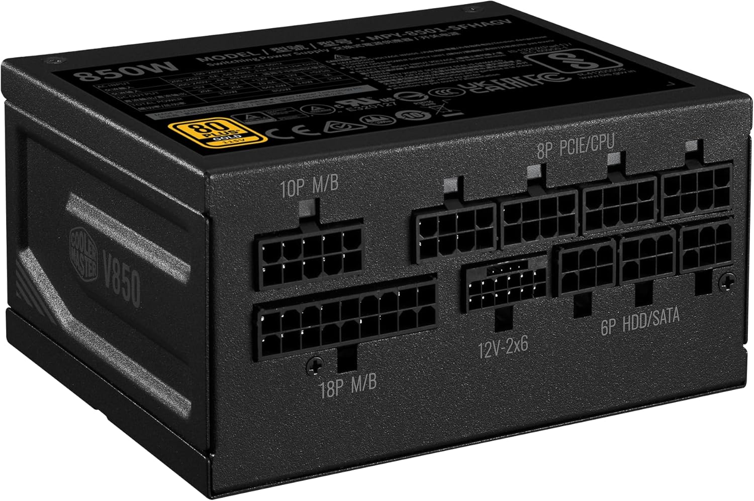 FONTE 850W COOLER MASTER V850 (GOLD FULL MODULAR) (SFX)