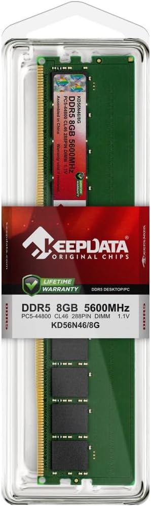 MEMORIA RAM 8GB KEEPDATA DDR5 5600MHZ KD56N46/8G