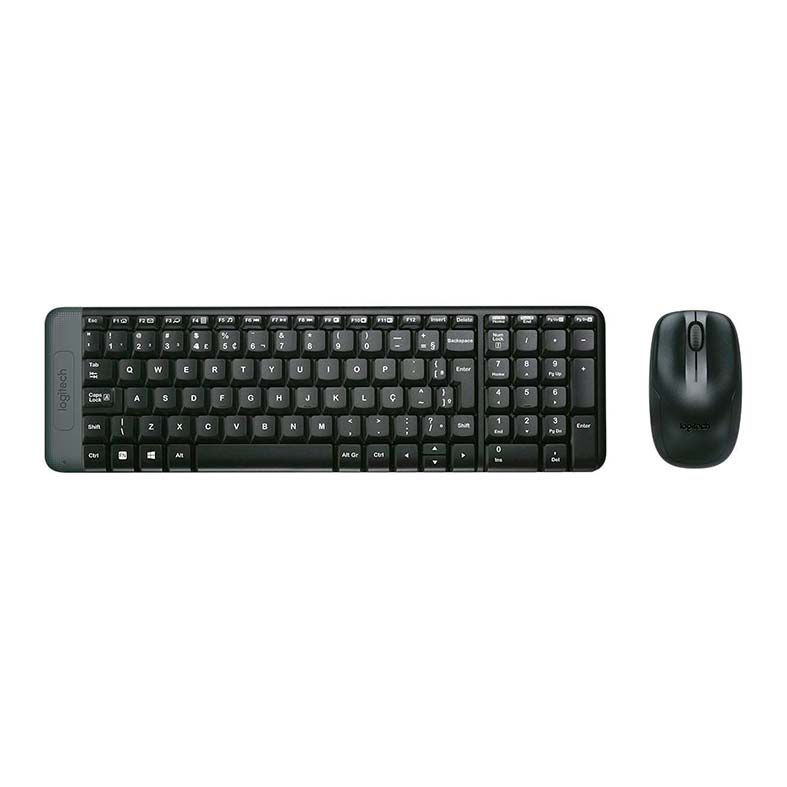 KIT TECLADO E MOUSE LOGITECH MK220