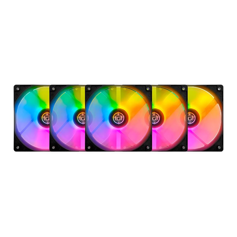 KIT VENTOINHAS TGT STRIKER (KIT COM 5) RAINBOW 120MM