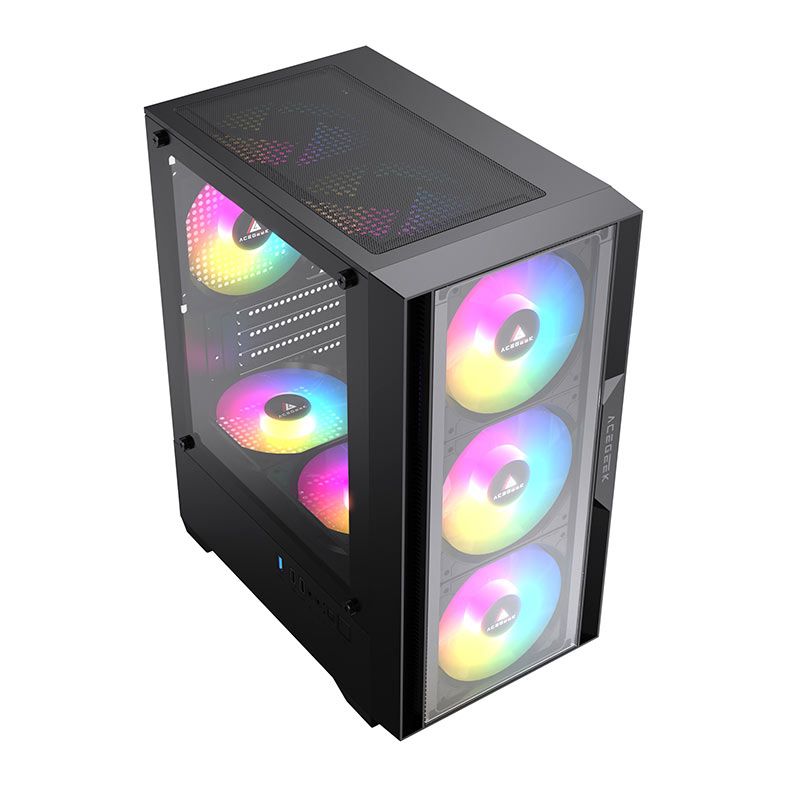 Gabinete Gamer AceGeek STRATUS GLASS