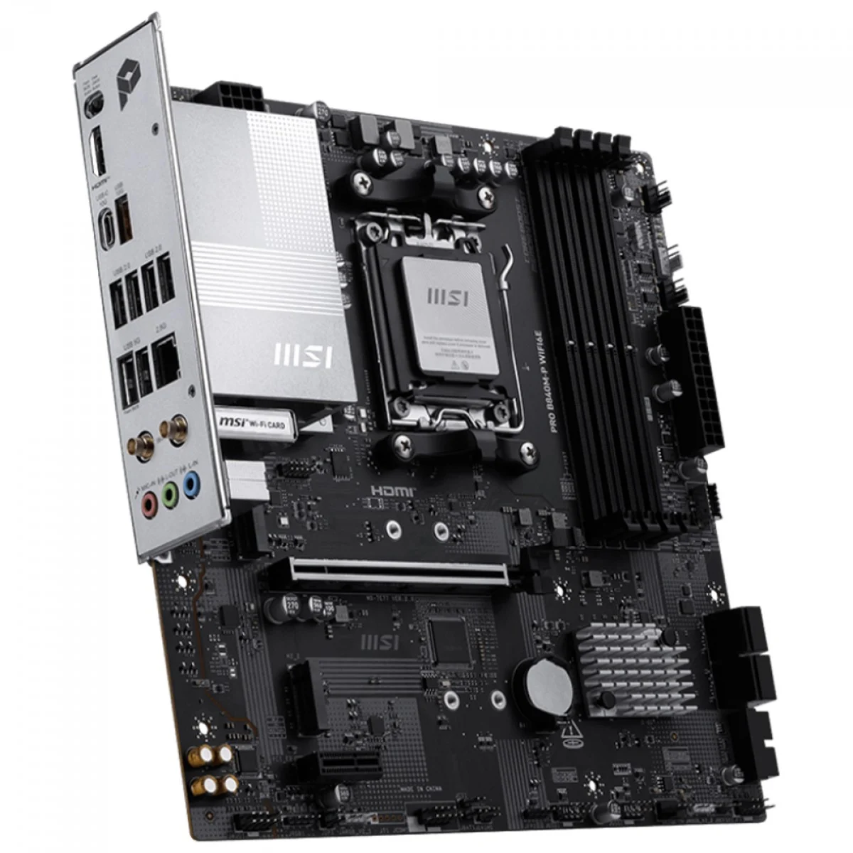 PLACA MÃE MSI PRO B840M-P WIFI6E B840 AM5 MATX DDR5 WI-FI 6E
