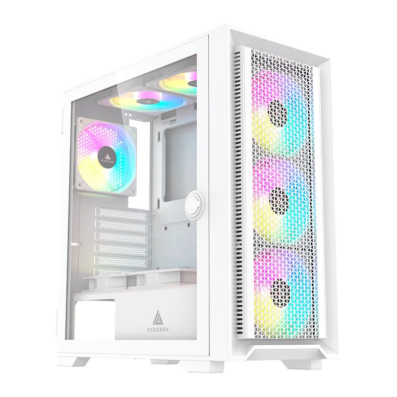Gabinete Gamer AceGeek TEMPEST A370 (Branco)