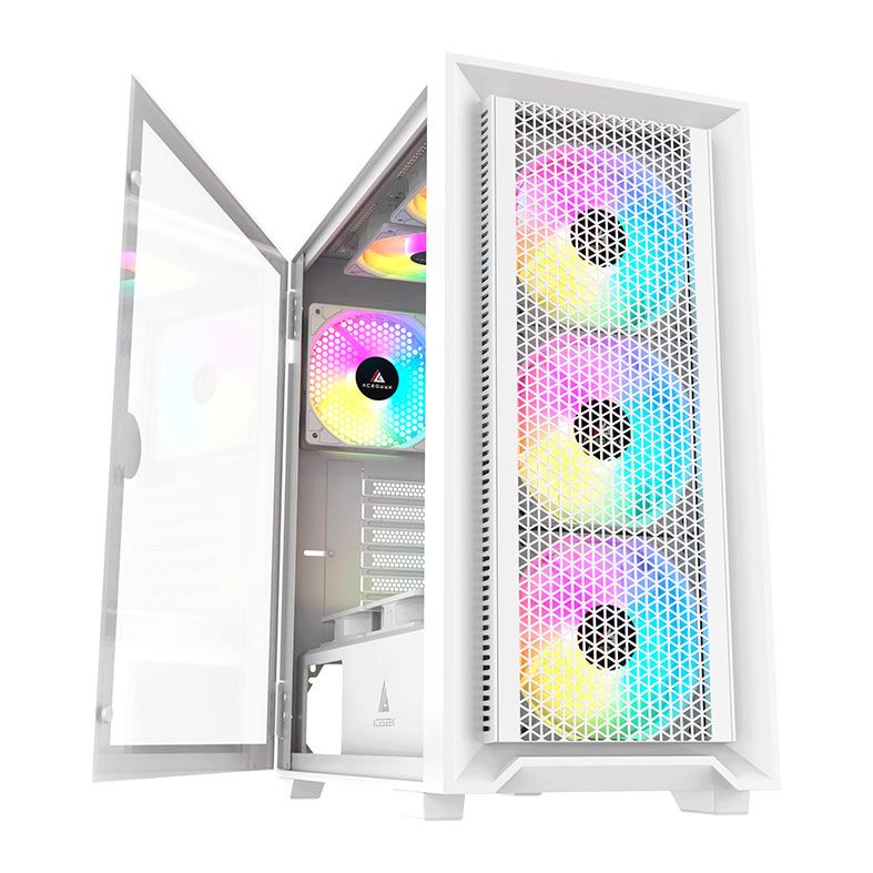 Gabinete Gamer AceGeek TEMPEST A370 (Branco)