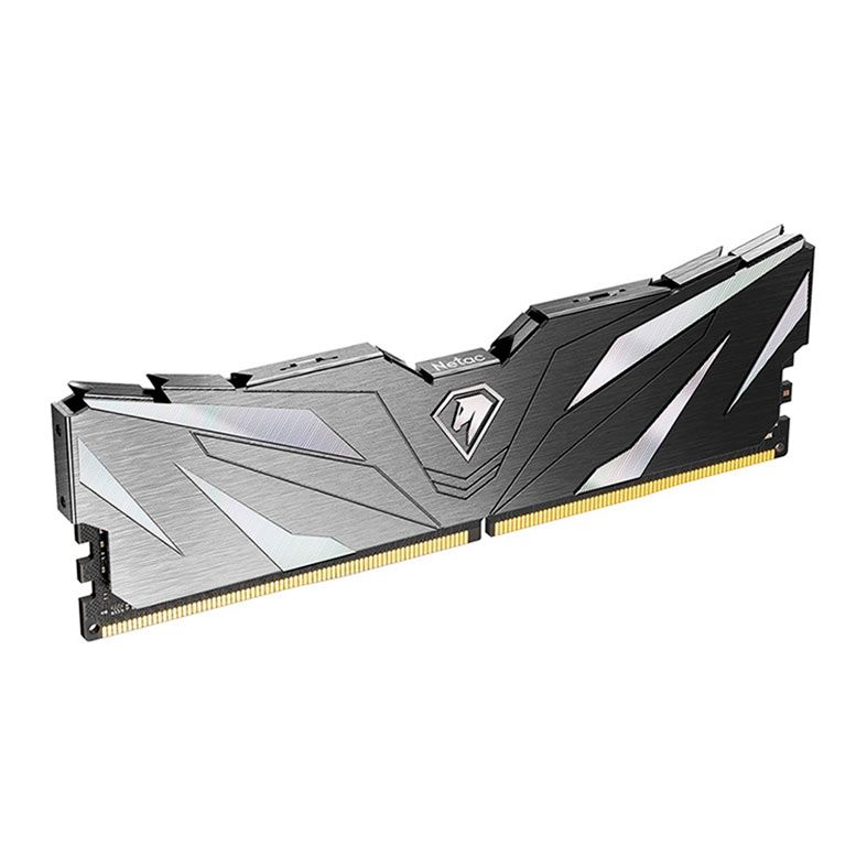 MEMÓRIA RAM 8GB NETAC SHADOW II DDR4 3200MHZ CL16 DIMM NTSWD4P32SP-08K