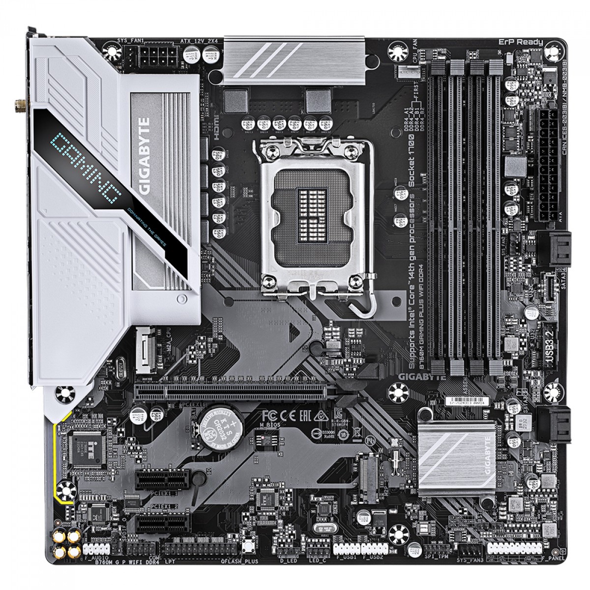 PLACA MÃE B760M GIGABYTE GAMING PLUS (WI-FI) DDR4