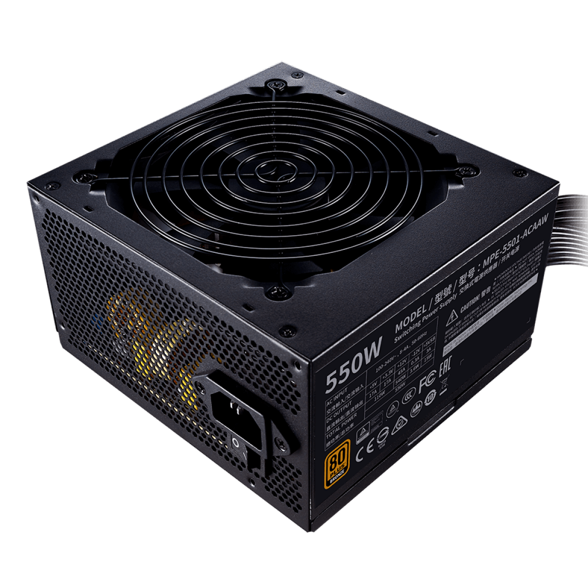 FONTE 550W COOLER MASTER MWE V.2 (BRONZE)