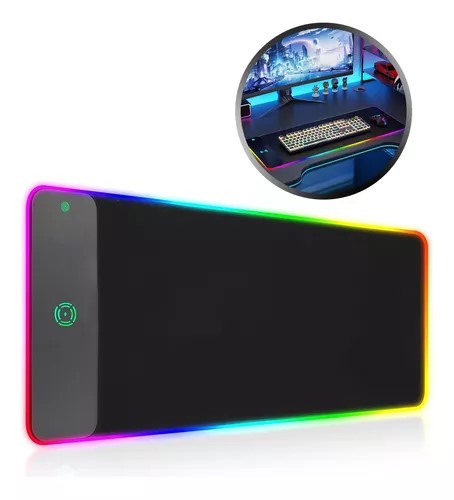 Mousepad Gamer com carregador Wireless