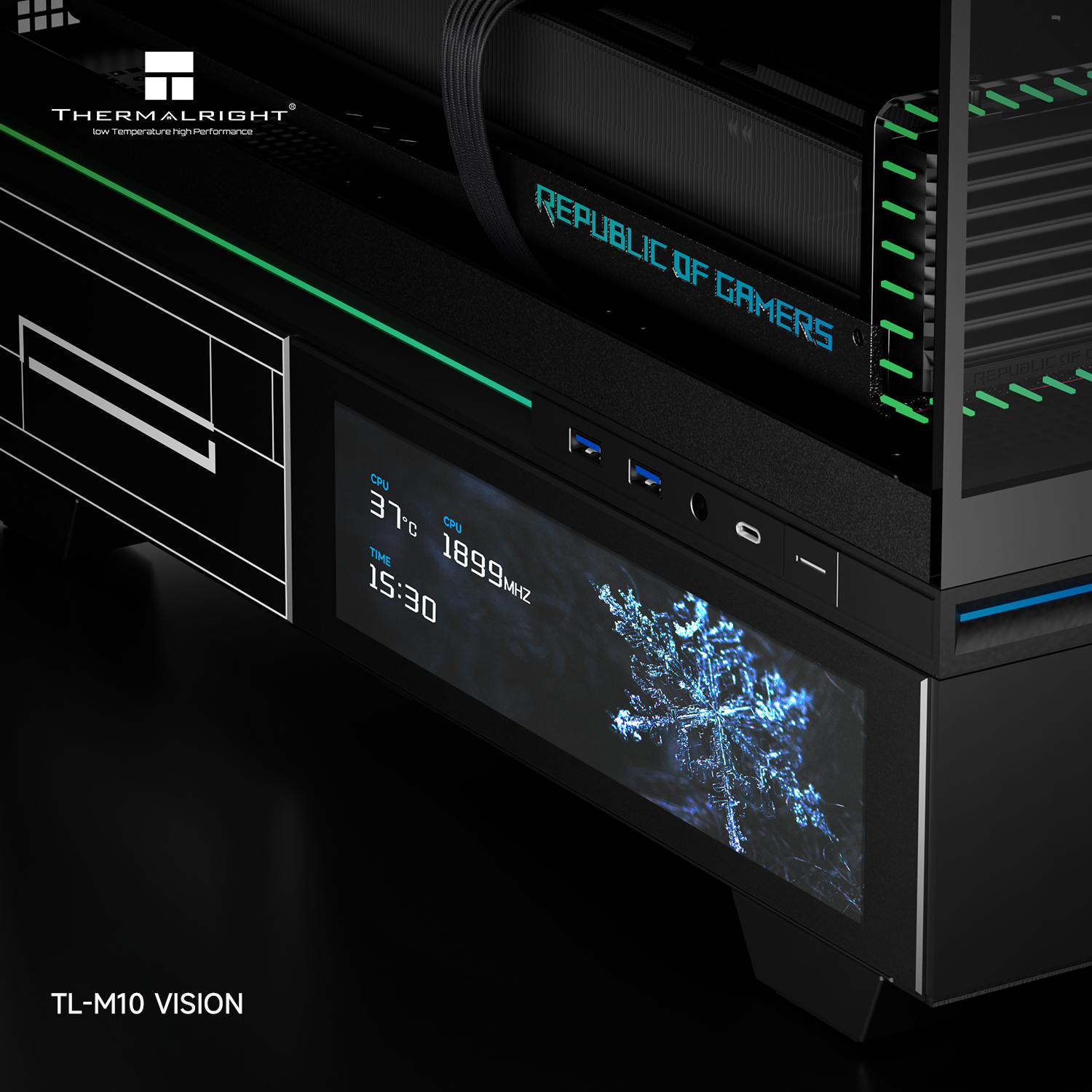 GABINETE THERMALRIGHT TL-M10 VISION
