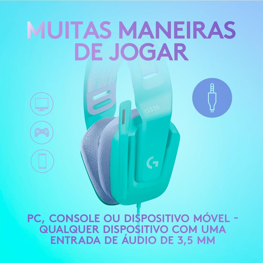 HEADSET GAMER LOGITECH G335 (DRIVER 40MM)