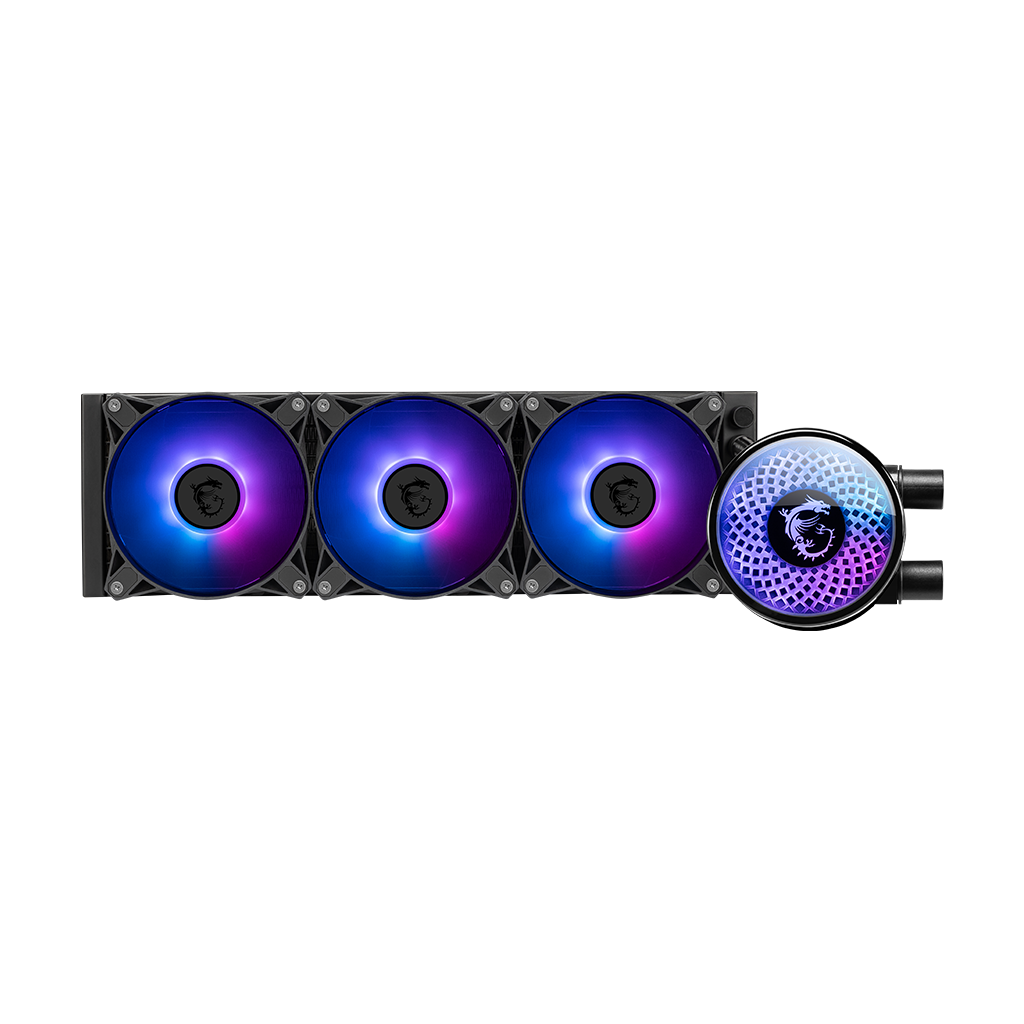 WATER COOLER 360MM MSI MAG CORELIQUID A12 360 ARGB PRETO INTEL LGA1700/LGA1851 AMD AM5/AM4