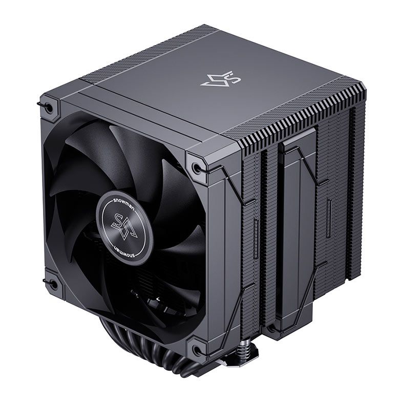 AIR COOLER SNOWMAN MT880 V4 PRETO 2X120MM 8 HEATPIPES PWM MT880-V4-BK
