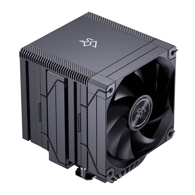 AIR COOLER SNOWMAN MT880 V4 PRETO 2X120MM 8 HEATPIPES PWM MT880-V4-BK