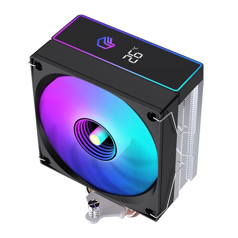 AIR COOLER LOVING COOL AP400B ARGB (4 HEATPIPES) (120MM) (205W TDP) (PRETO)